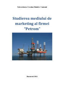 Studierea Mediului de Marketing - Petrom - Pagina 1