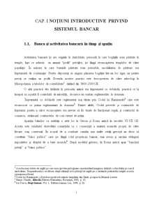 Constituirea și funcționarea băncilor în România sub autoritatea Băncii Naționale a României - Pagina 1