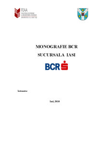 Studiu monografic BCR Iași - Pagina 1