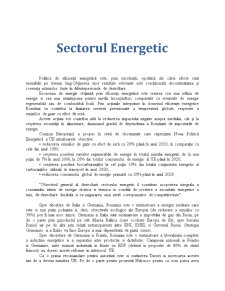 Sectorul Energetic - Pagina 1