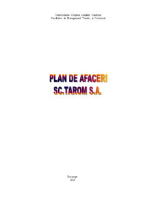 Plan de Afaceri SC Tarom SA - Pagina 1