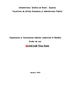Organizarea și Funcționarea Băncilor Comerciale în România - Pagina 1