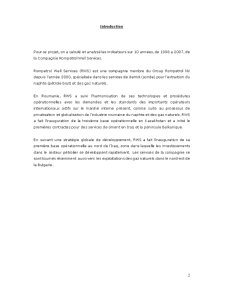Analyse Economique et Financiere de L’Entreprise Rompetrol Well Services - Pagina 3