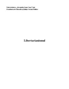 Libertarianismul - Pagina 1