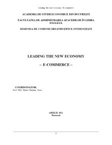 Leading the New Economy - E-Commerce - Pagina 1