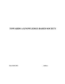 Towards a Knowledge-Based Society - Pagina 1