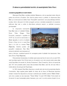 Evaluarea Potențialului Turistic al Municipiului Baia Mare - Pagina 2