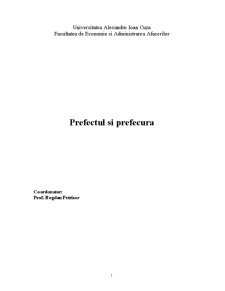 Prefectul și Prefectura - Pagina 1