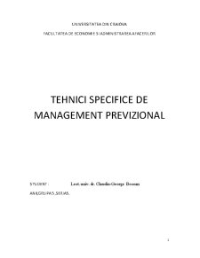 Tehnici de Management - Pagina 1