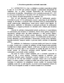 Piețe de capital - SC Antibiotice SA Iași - Pagina 1