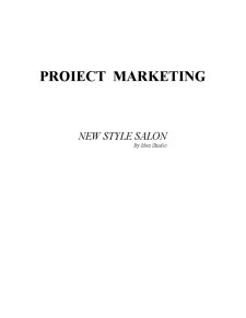 Proiect Marketing - SC Idea Studio SRL - Pagina 1