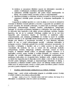 Logopedie - natura și clasificarea tulburărilor de limbaj, legile logopediei - Pagina 5