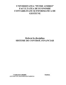 Sisteme de Control Financiar - ANAF - Pagina 1