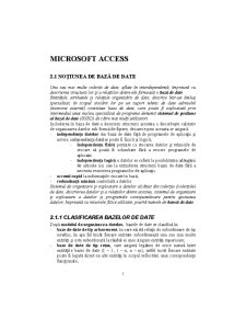Microsoft Access - Capitolul 2 Baze de Date - Pagina 1