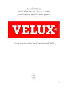 Activități Responsabile Social Dezvoltate de Societatea Comercială Velux - Pagina 1