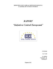 Inițiativa Central Europeană - Pagina 1