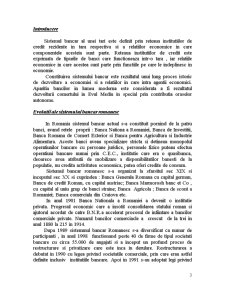 Gestiune bancară - sistemul bancar românesc actual - Pagina 3