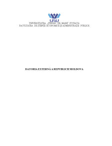 Datoria externă a Republicii Moldova 2010-2011 - Pagina 1
