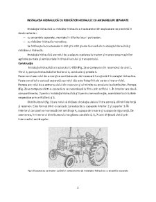 Instalația Hidraulică a Tractorului U650 - Pagina 3