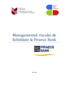 Managementul Riscului de Lichiditate la Alpha Bank - Pagina 1