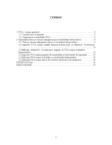 Studiu privind influența TVA asupra rezultatelor financiare ale unei societăți comerciale - Pagina 2