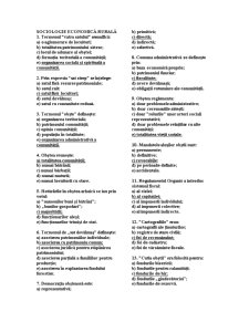 Grile Examen Sociologie - Pagina 1