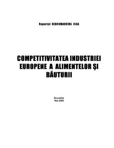 Competitivitatea Industriei Europene a Alimentelor și Băuturii - Pagina 1