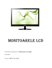 Sisteme Periferice - Monitorul LCD - Pagina 1