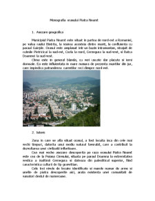 Monografia Orașului Piatra Neamț - Pagina 1