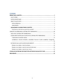 Aspecte teoretice și practice privind implementarea contabiliății manageriale la o entitate din sfera producției - SC Jolidon Import Export SRL - Pagina 2