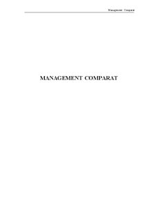 Curs de Management Comparat 2007 - Pagina 1