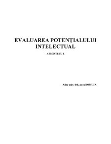 Evaluarea Potențialului Intelectual - Pagina 1