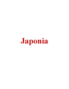 Japonia - Studiu Geografic Complex - Pagina 1