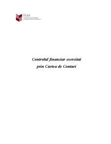 Controlul financiar exercitat de Curtea de Conturi a României - Pagina 1
