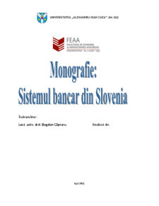 Monografie - Sistemul Bancar din Slovenia - Pagina 1