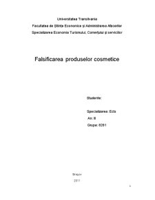Falsificarea Produselor Cosmetice - Pagina 1