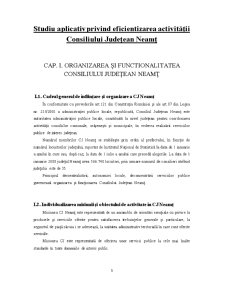 Studiu Aplicativ Privind Eficientizarea Activității Consiliului Județean Neamț - Pagina 3