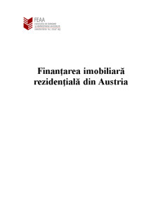 Finanțarea Imobiliară Rezidențială din Austria - Pagina 1