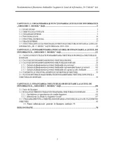 Fundamentarea și finanțarea cheltuielilor bugetare la Liceul de Informatică Grigore C Moisil Iași - Pagina 2