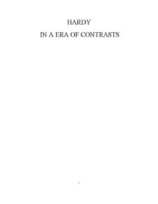 Hardy in a era of contrasts - Pagina 1
