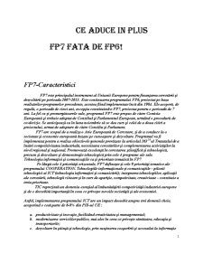 FP7 față de FP6 - Pagina 1