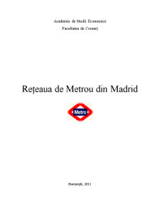 Rețeaua de Metrou din Madrid - Pagina 1
