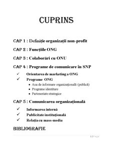 Definirea conceptului de organizație non - profit - Pagina 1