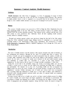 The Analysis of the Health Insurance Contract - Pagina 3