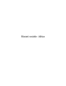 Africa - riscuri sociale - Pagina 1