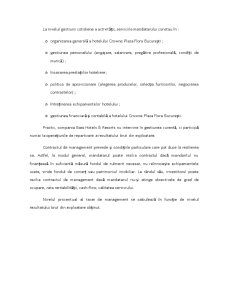 Studiu de caz - prezentarea Hotelului Crowne Plaza Flora București - Pagina 5