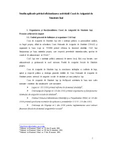 Studiu Aplicativ privind Eficientizarea Activitătii Casei de Asigurări de Sănătate Iași - Pagina 2