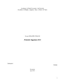 Proiecție bugetară 2011 - Pagina 1