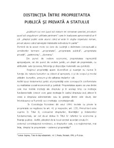 Distincția între Proprietatea Publică și Privată a Statului - Pagina 2