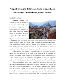 Organizarea și valorificarea spațiului turistic în Județul Brașov - Pagina 5